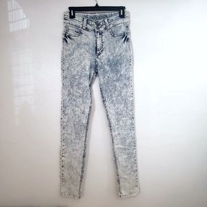 Vanilla Star High Waisted Acid Washed Jeans